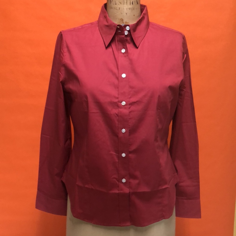Talbots Long Sleeve Button Down Blouse